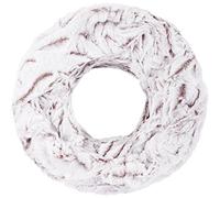 Compagno Damen Winterschal aus weichem Kunstfell Loop Loopschal Winter warm, SCHAL Farbe:Braun