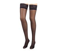 Compressana Calypso Schenkelstrümpfe 70 DEN mit Spitzen-Haftband, halterlos 1 St