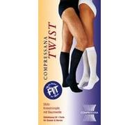 COMPRESSANA Twist St.Kniestr.46-48 Gr.6 schwarz 2 St