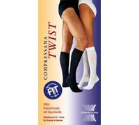 COMPRESSANA Twist St.Kniestr.46-48 Gr.6 vanilla 2 St