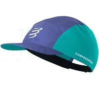 compressport 5 panel kappe blau Single