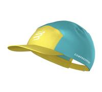 compressport 5 panel kappe gelb blau