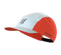 compressport 5 panel kappe weis orange Single
