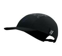 Compressport - 5 Panel Light Cap Aurora - Cap, Gr. One Size, schwarz (Black/AuroraCamoPrint)