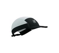 compressport 5 panel light cap weis schwarz
