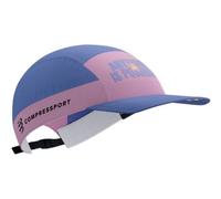 compressport 5 panel light ironman cap violett pink