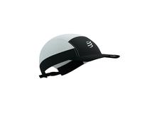 compressport 5 panel light cap weis schwarz