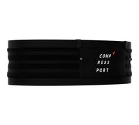 Compressport Free Belt PRO Laufgürtel schwarz/weißes Logo - XL-XXL