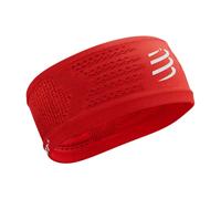 Compressport Headband On/Off - Einheitsgröße, Rot - Ideal für Läufer und Sportler