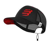 COMPRESSPORT Racing Trucker Cap | Ultraleichte Sportkappe | Schnell trocknend - Schweißabsorbierend & Sonnenschutz-Visier | Verstellbarer Snapback | Ideal für Laufen, Trail und Sommersport