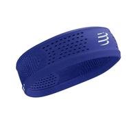 compressport thin headband on off blau