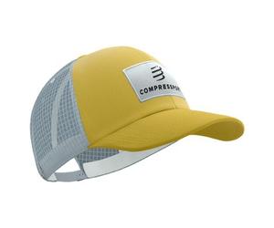 compressport trucker 6p cap cap grau gelb Single