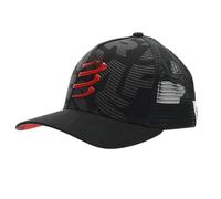 Compressport Trucker Cap schwarz/rot One Size 2021 Kopfbedeckungen