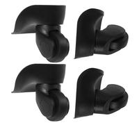 COMPUKAS 2 Stück Ersatzrollen für Koffer Geräuschlose Schwenkrollen Robuste Gepäckrollen für Reisekoffer Leiser Trolley Räder Ersatz