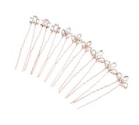 COMPUKAS Elegante Braut Haarnadeln aus Legierung 9 Stück Leicht und Handlich für Brautfrisur und Tägliche Kleidung