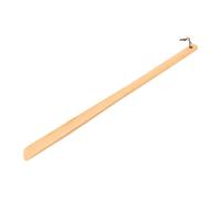 COMPUKAS Langer Schuhlöffel aus Holz mit Langem Griff Praktisches Schuhheber Werkzeug ohne Kanten für Senioren und Patienten zum Einfachen Anziehen