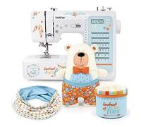Computer Nähmaschine für Einsteiger & Fortgeschrittene: brother FS-40s kullaloo edition, inkl. Nähset, Fingerschutz & Stickern