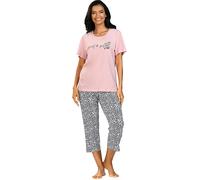 Comtessa Single-Jersey Damen-Schlafanzug 52 hellrosa
