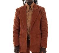COMYCOM Herren 70er Cord Sakko Rehbraun M