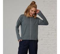 CON_STANT Pullover mit Konstrastnaht Hanf-BW-Strick (kbA) Stone XS