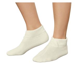 Con-ta Angora-Unisex-Bettschuhe, 1 Paar XL natur