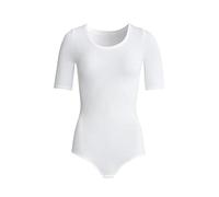 con-ta conta kurzarm Body Modal, bequemer Einteiler für Damen, T-Shirt Oberteil & Druckknöpfe, weiches Modal, Damenunterwäsche, in Farbe Weiß | Gr.: 36/XS - 50/4XL