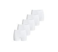 con-ta Conta Pagenschlüpfer 5er Spar-Pack, Damenbekleidung, Slip für optimale Bequemlichkeit,Pants aus 100% Baumwolle, weiß | Gr.: 38/S - 62/10XL