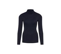 conta Damen Shirt 1/1 Arm mit Stehkragen in Farbe marine geringelt Größe 42
