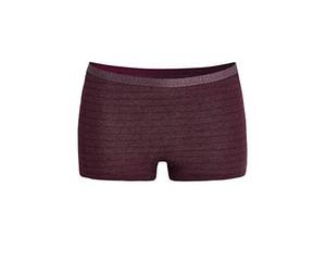 con-ta Conta Thermo Panty, bequemer Hipster mit natürlicher Baumwolle, wärmeisolierende Thermounterwäsche, Damenbekleidung, in Farbe Marine Geringelt, Größen: 36/XS - 50/4XL