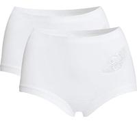 Conta Feinripp Damen-Taillenslip im 2er-Pack kochfest 44 weiß