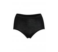 con-ta Taillenslip, Bequeme Damenunterwäsche, warme Unterwäsche aus Wolle und Modal, weicher Slip, in Schwarz, Größe: 42