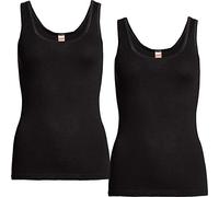 Con-ta Damen-Unterhemd im 2er-Pack 44 schwarz