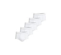 con-ta DOPPELRIPP Slip mit Eingriff, Bequeme Unterwäsche für Herren, aus 100% Baumwolle, weiß | 5er Pack, Gr.: 8/XXL