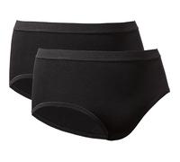 Con-ta Feinripp Damen-Taillenslip im 2er-Pack 46 schwarz