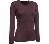 Con-ta Feinripp Damen-Thermo-Unterhemd, langarm 50 burgund