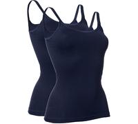 Con-ta Feinripp Damen-Unterhemd im 2er-Pack 36 marine
