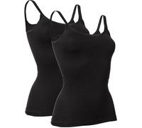 Con-ta Feinripp Damen-Unterhemd im 2er-Pack 40 schwarz