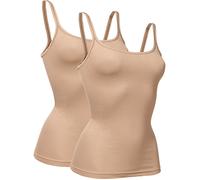 Con-ta Feinripp Damen-Unterhemd im 2er-Pack 42 haut