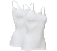 Con-ta Feinripp Damen-Unterhemd im 2er-Pack 52 weiß