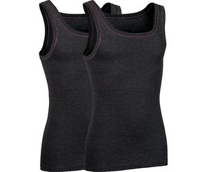 Con-ta Feinripp Herren-Thermo-Unterhemd im 2er-Pack 5 schwarz