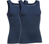 Con-ta Feinripp Herren-Thermo-Unterhemd im 2er-Pack 7 marine