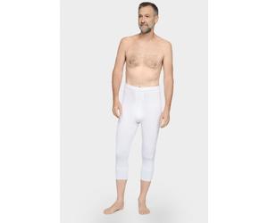 con-ta Herren 3/4 Baumwollhose mit Eingriff in Farbe weiß Größe 8