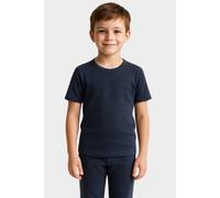 con-ta Herren Kinder Thermo kurzarm Shirt in Farbe marine melange Größe 152