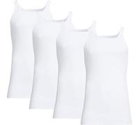 Conta Feinripp Herren-Unterhemd im 4er-Pack 7 weiß