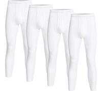 Conta Doppelripp Herren-Unterhose, lang im 4er-Pack weiss 9