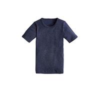 con-ta Kinder Kurzarm Shirt Thermo, wärmendes T-Shirt mit natürlicher Baumwolle, Thermounterwäsche, Kinderbekleidung, Marine, Größe: 164
