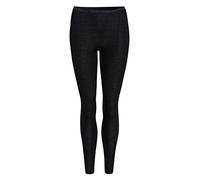 con-ta Lange Hose, Leggings für Damen, Bequeme Unterbekleidung aus Wolle und Modal, weiche Unterwäsche in Feinstrick, in Schwarz, Größe: 42