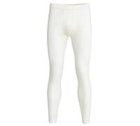 con-ta Lange Hose mit Eingriff, Unterhose für Herren, anschmiegsame Unterwäsche, Leggings aus weichem Angora und Baumwolle, in Wollweiß, Größe: 5