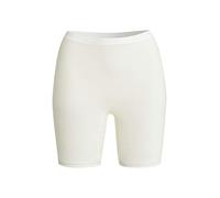 con-ta Normalbeinschlüpfer, weiche Unterwäsche für Damen aus Baumwolle und Angora, Bequeme Unterbekleidung, anliegende Pants, in Wollweiß & Schwarz, Größe: 38-52
