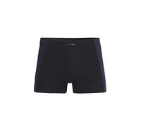 con-ta Pants, Bequeme Unterwäsche für Herren, mit Kontrastabsatz, aus natürlicher Baumwolle, weicher, Herrenunterwäsche, in Schwarz/Marine, Größe: 6